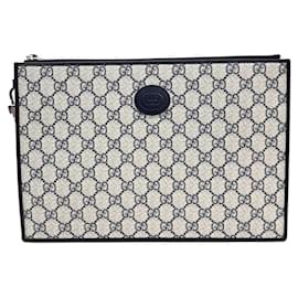 Gucci-Clutch entrelaçado Gucci-Azul