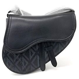 Mini sac ceinture Saddle de Christian Dior Noir
