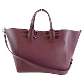 Christian Louboutin-Christian Louboutin Kabatik Small Handbag-Dark red