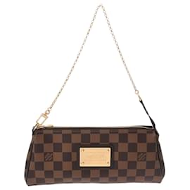 Louis Vuitton-Louis Vuitton Damier Eva Brown Shoulder Bag-Brown,Damier ebene