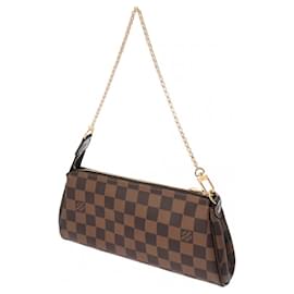 Louis Vuitton-Louis Vuitton Damier Eva Brown Shoulder Bag-Brown,Damier ebene