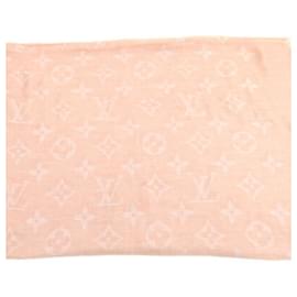 Louis Vuitton-Louis Vuitton Pink Beige Shawl-Other