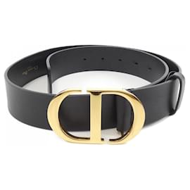 Christian Dior-Christian Dior Standard Black Belt-Black