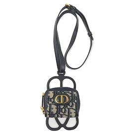 Supporto per Airpods e telefono DIOR OBLIQUE 30 Montaigne di Christian Dior Blu