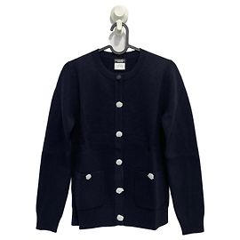 Cardigan Chanel bleu marine Bleu Marine