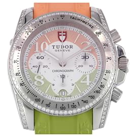 Autre Marque-Tudor Classic Ladies Chronograph 20310 SS Watch Automatic-Other