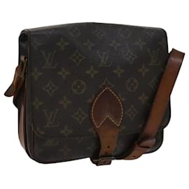 Louis Vuitton-LOUIS VUITTON Monogram Cartouchiere MM Shoulder Bag M51253 LV Auth 111898-Monogram