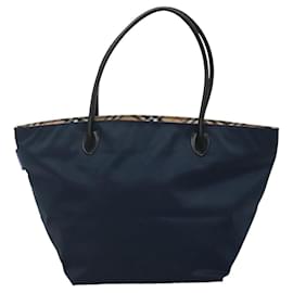 Autre Marque-Burberrys Blue Label Tote Bag Nylon Navy Auth ti2781-Navy blue