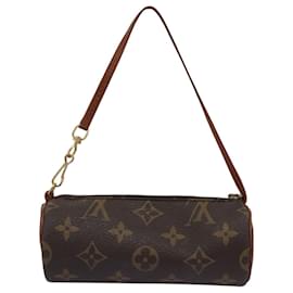 Louis Vuitton-LOUIS VUITTON Monogram Papillon Pouch LV Auth 111889-Monogram