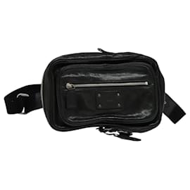 Chloé-Chloe Paddington Body Bag Leather Black Silver Auth hk2099-Black,Silvery