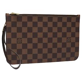 Louis Vuitton-LOUIS VUITTON Damier Ebene Neverfull MM Pouch Accessory Pouch LV Auth hk2018-Other