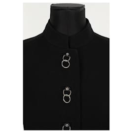 Louis Vuitton-Wool coat-Black