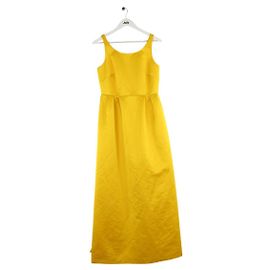 Lk Bennett Vestido de seda Amarillo