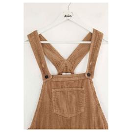 Autre Marque-Cotton jumpsuit-Brown
