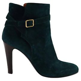 Michel Vivien Boots en daim vertes Vert