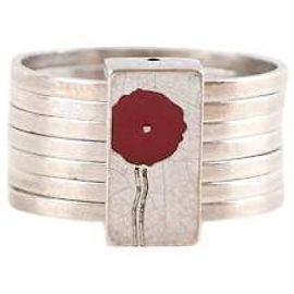 Kenzo Silberne Ring Silber