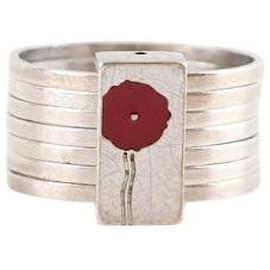 Kenzo Silver-plated ring Silvery