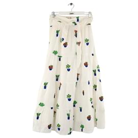SéZane-Linen skirt-White