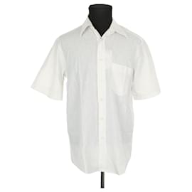 Saint Laurent Camisa de algodón Blanco