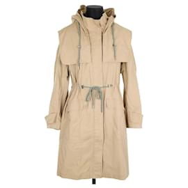 Claudie Pierlot-Cotton parka-Beige