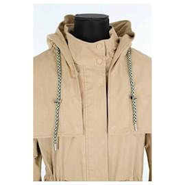 Claudie Pierlot-Cotton parka-Beige