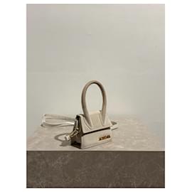 Jacquemus-JACQUEMUS Handbags T. Suede-Beige