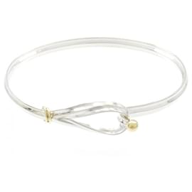 Tiffany & Co-Pulseira Tiffany 925 750YG-Prata,Dourado