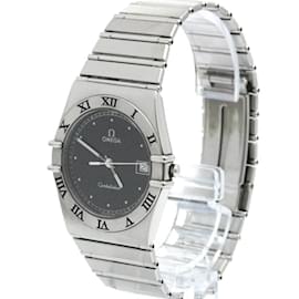 Omega-Omega Constellation Stainless Steel Quartz Wristwatch-Other