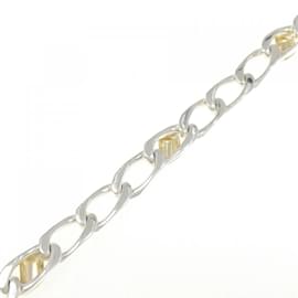 Tiffany & Co-Pulseira charm Tiffany 925 750YG-Prata,Dourado
