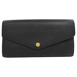 Louis Vuitton-Louis Vuitton Empreinte Long Wallet-Black