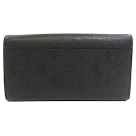 Louis Vuitton-Louis Vuitton Empreinte Long Wallet-Black