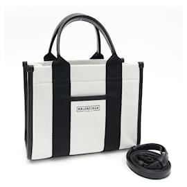 Balenciaga-Balenciaga Handbag Hardware Small Tote-Black,White