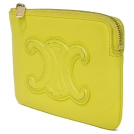 Céline-Celine Yellow Coin Purse-Yellow
