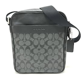 Coach-Coach F71764 Flight Shoulder Bag-Black