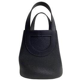 Bolsa Hermès In-the-Loop 18 em couro de bezerro preto Preto