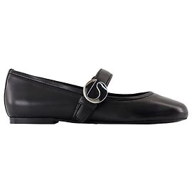 Belt ballerinas - Coperni - Leather - Black Black