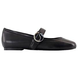 Belt ballerinas - Coperni - Leather - Black Black