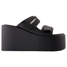 Sandali a cuneo Patch - Coperni - Sintetico - Nero Nero