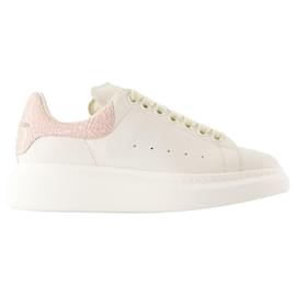 Alexander Mcqueen-Oversize Sneakers - Alexander McQueen - Leather - White/Pink-White