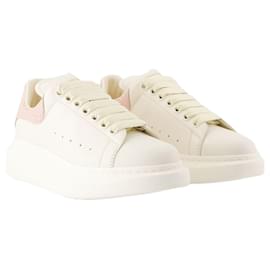 Alexander Mcqueen-Oversize Sneakers - Alexander McQueen - Leather - White/Pink-White