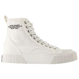 Die High-Top-Sneaker - Marc Jacobs - Baumwolle - Weiß Weiß
