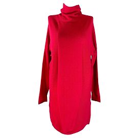 Autre Marque Moncolsk Kaschmir Kleid Rot Rot