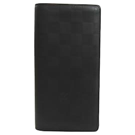 Louis Vuitton-Louis Vuitton Damier Infini Long Wallet-Black