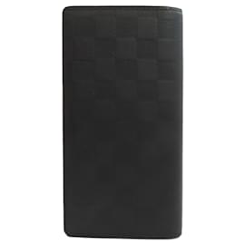 Louis Vuitton-Louis Vuitton Damier Infini Long Wallet-Black