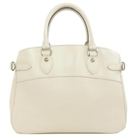 Louis Vuitton-Louis Vuitton Epi Leather Passy PM Tote Bag-Eggshell