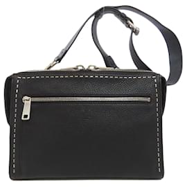 Fendi-Sac à épaule Fendi Selleria-Noir