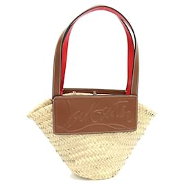 Christian Louboutin-Christian Louboutin Tote Bag Ruby Shore-Brown,Red