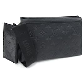 Louis Vuitton-Louis Vuitton Monogram Shadow Shoulder Bag-Black
