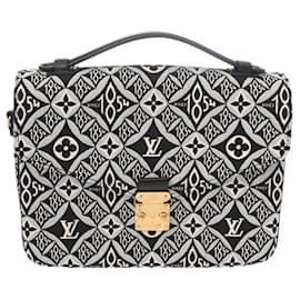 Louis Vuitton-Louis Vuitton Monogram Jacquard Pochette Metis MM Handbag-Brown,Black,Monogram