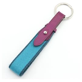 Hermès-Hermes Woolly Scratch Keyring-Blue,Purple